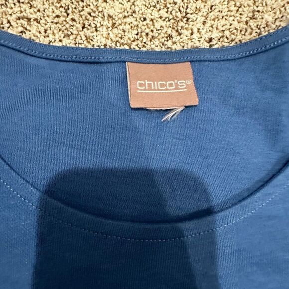 Blue chicos blouse short sleeve - Picture 3 of 3